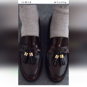 Zara TASSELED MOCCASINS (7.5)